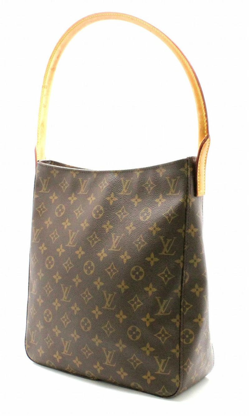 Louis Vuitton Semi Shoulder One Looping Monogram Bag Brown